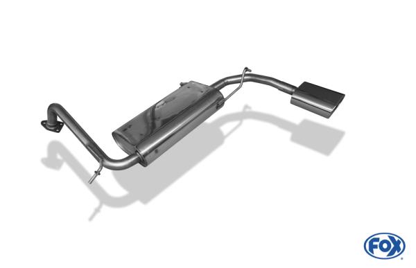 Endschalldämpfer - 160x80 Typ 53 passend für: Mitsubishi Lancer IV